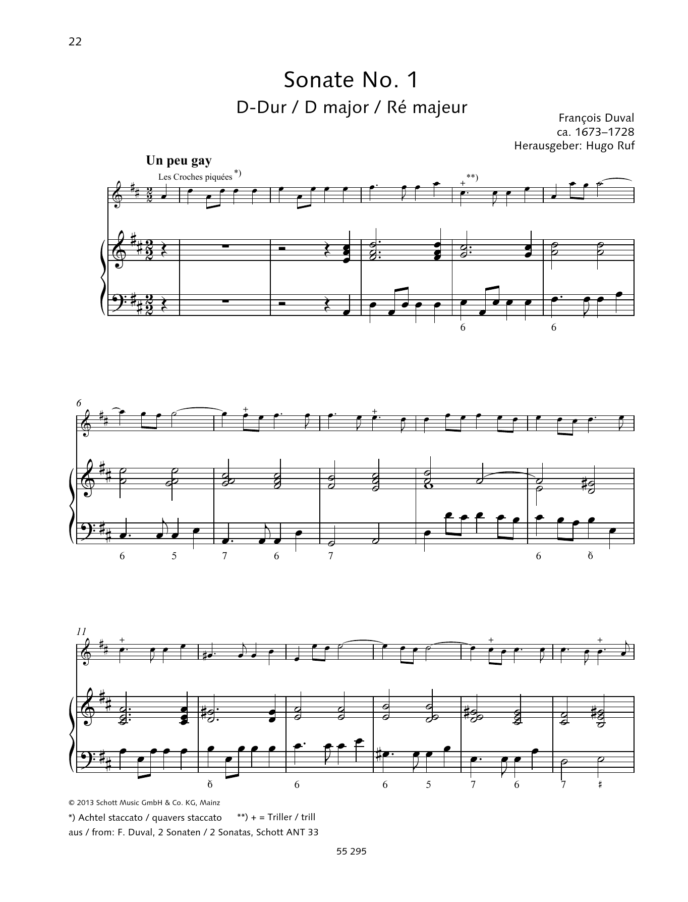 Sonata No. 1 (String Solo) von Baldassare Galuppi