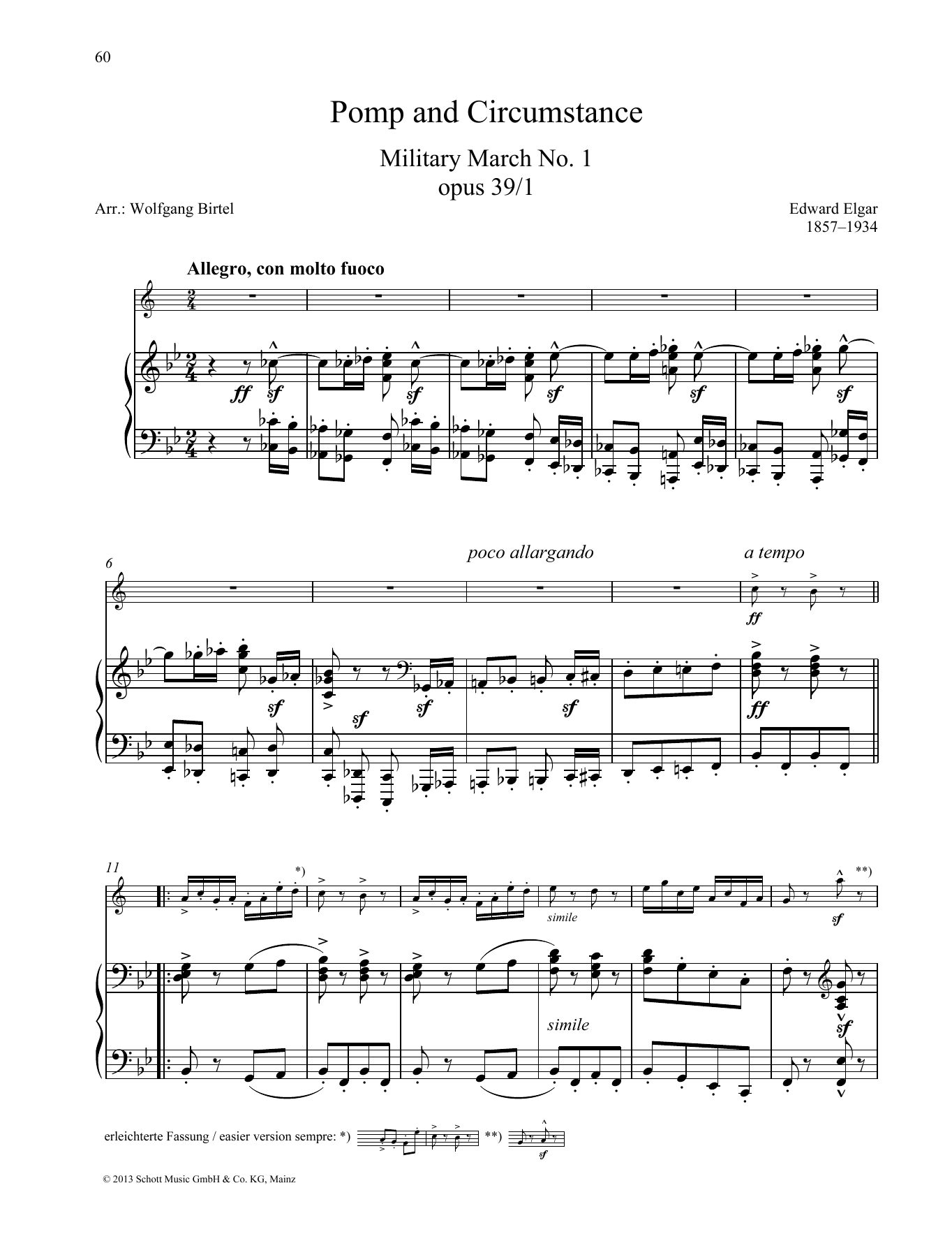 Pomp And Circumstance (Brass Solo) von Edward Elgar