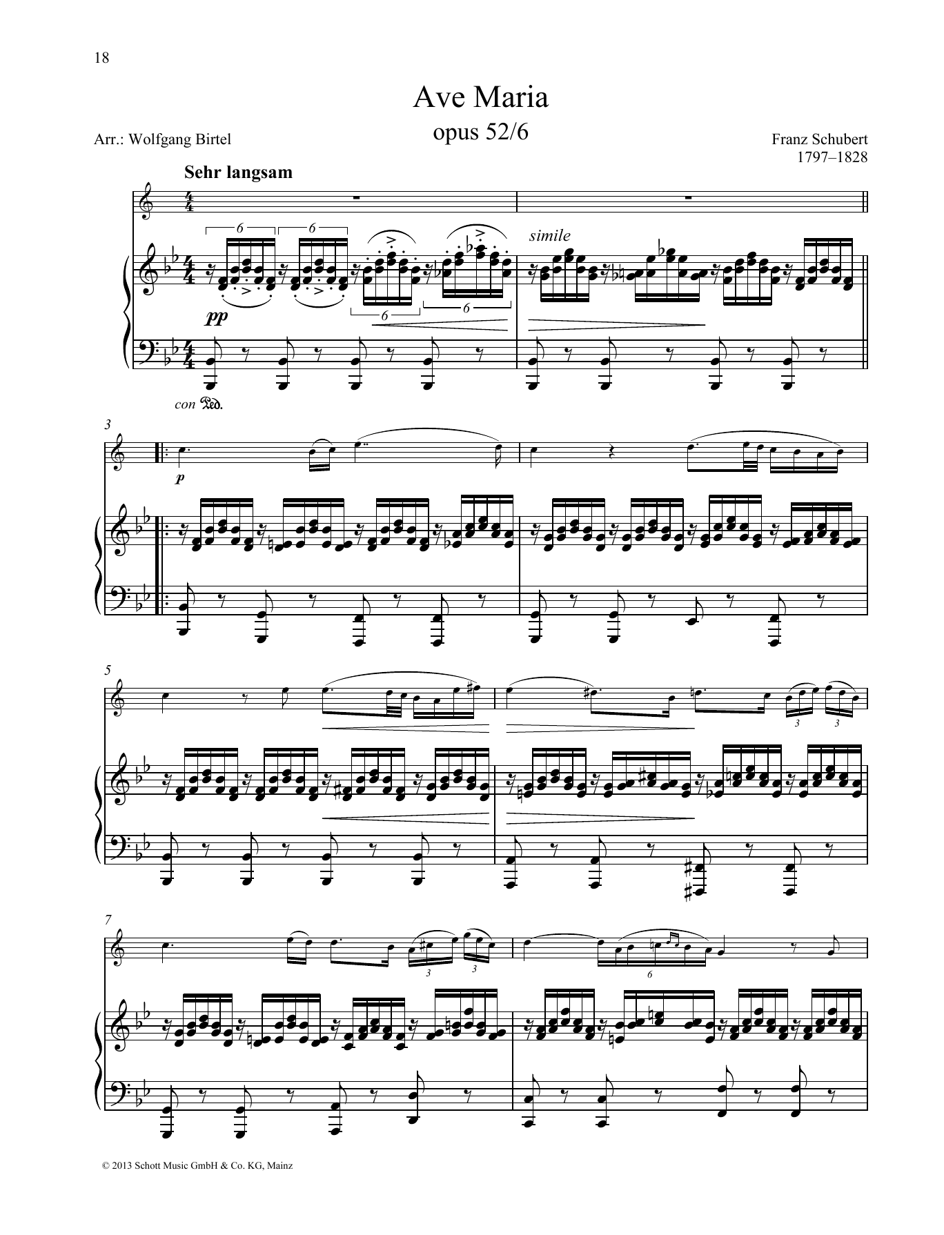 Ave Maria (Brass Solo) von Franz Schubert