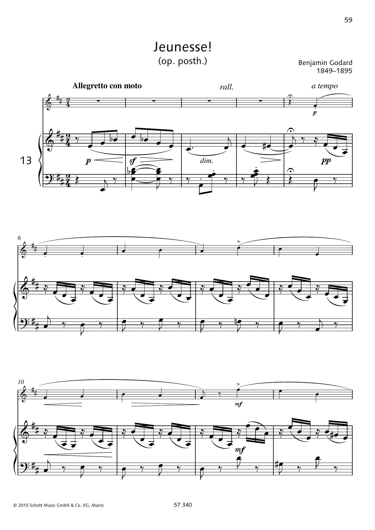 Jeunesse! (Woodwind Solo) von Maurice Ravel