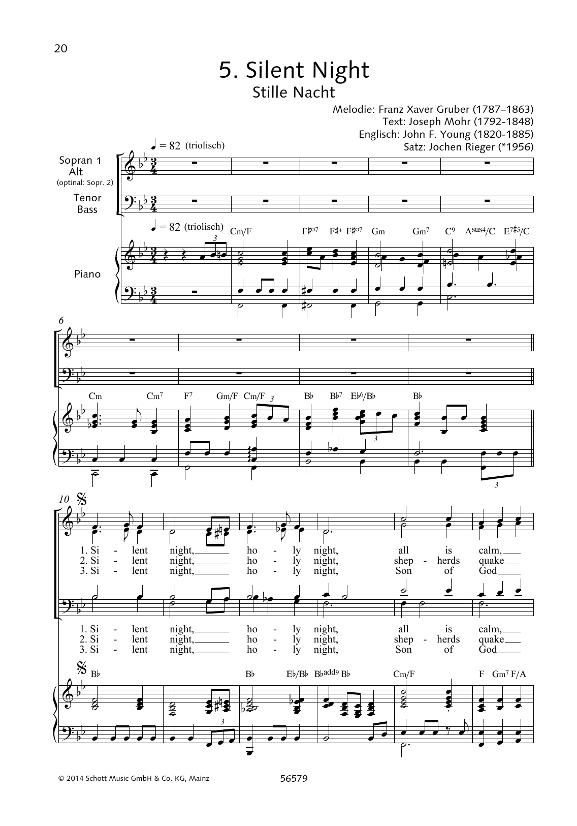 Silent Night (Choir) von Franz Xaver Gruber