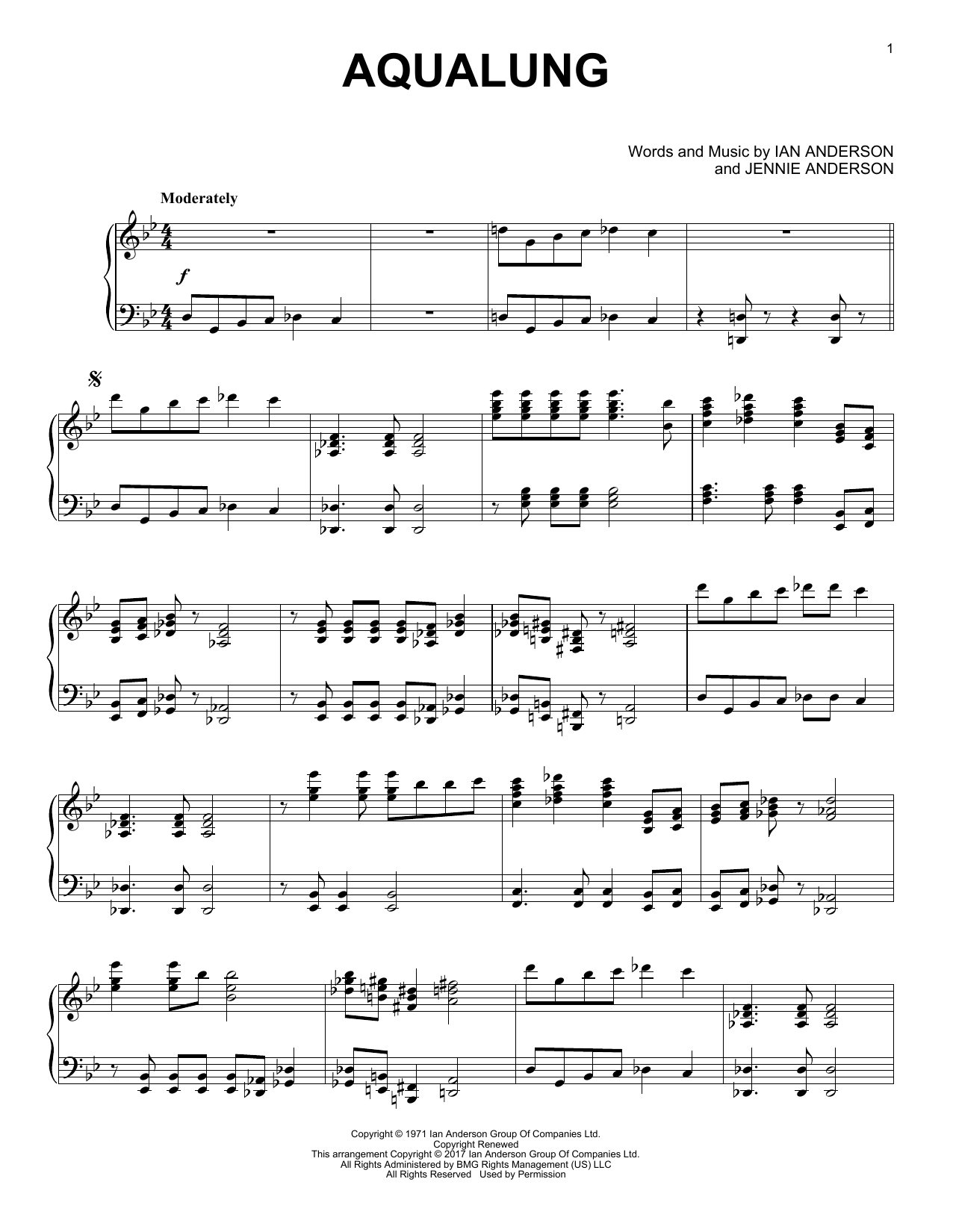 Aqualung (Piano Solo) von Jethro Tull
