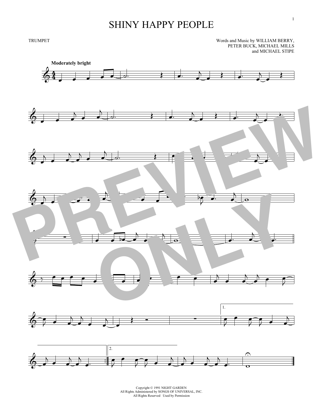 Shiny Happy People (Trumpet Solo) von R.E.M.