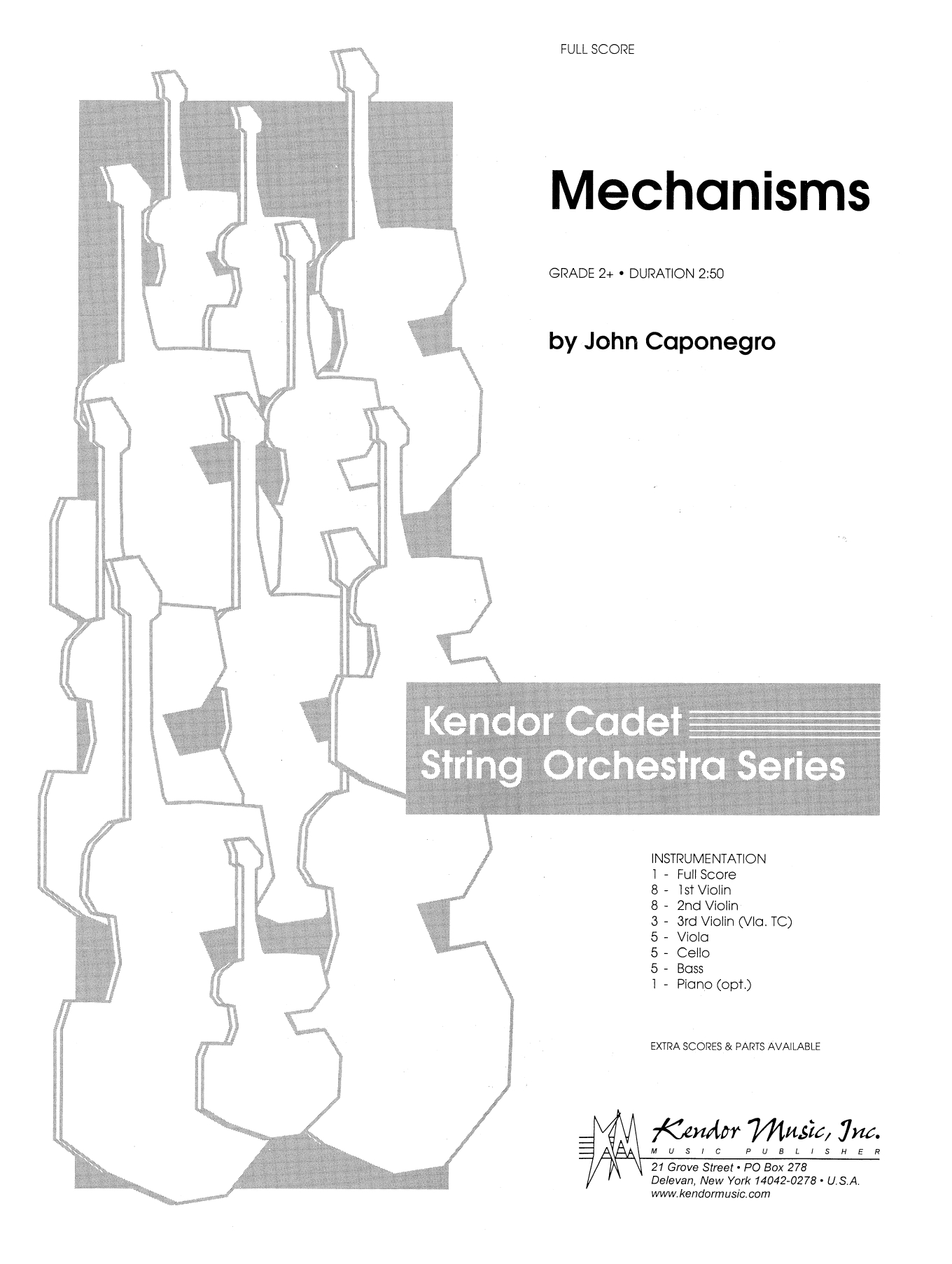 Mechanisms - Full Score (Orchestra) von John Caponegro