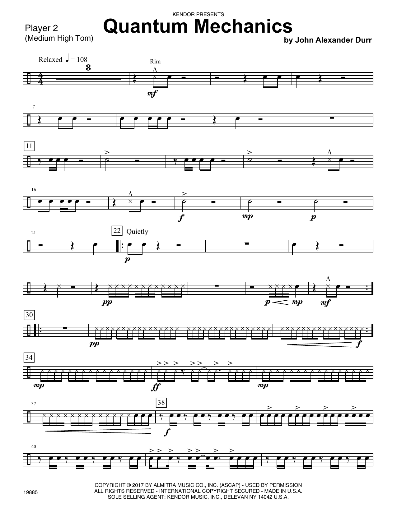 Quantum Mechanics - Percussion 2 (Percussion Ensemble) von John Alexander Durr