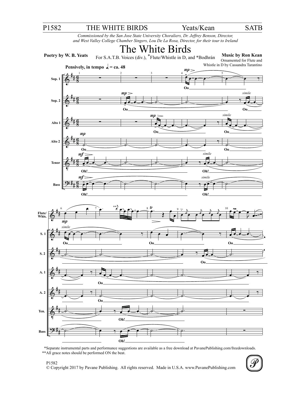 The White Birds (Choir) von Ron Kean