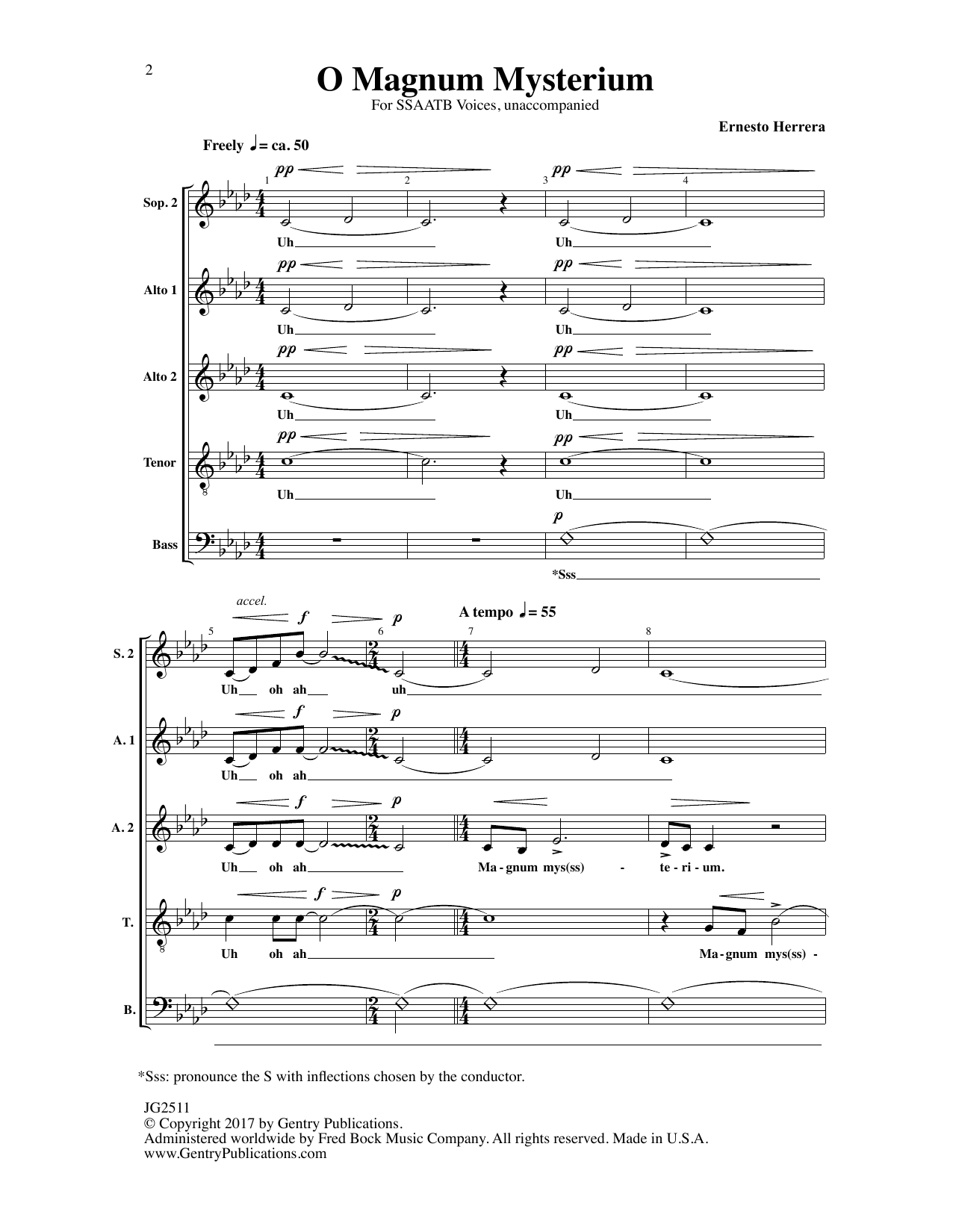 O Magnum Mysterium (Choir) von Ernesto Herrera