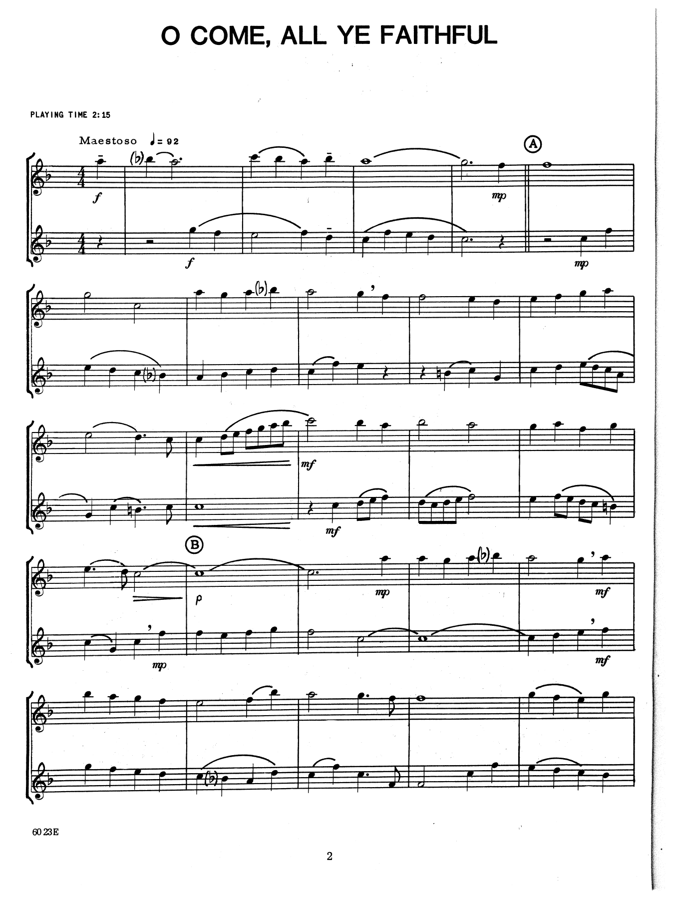 Christmas for Two (Alto Sax Duet) (Woodwind Ensemble) von Lloyd Conley