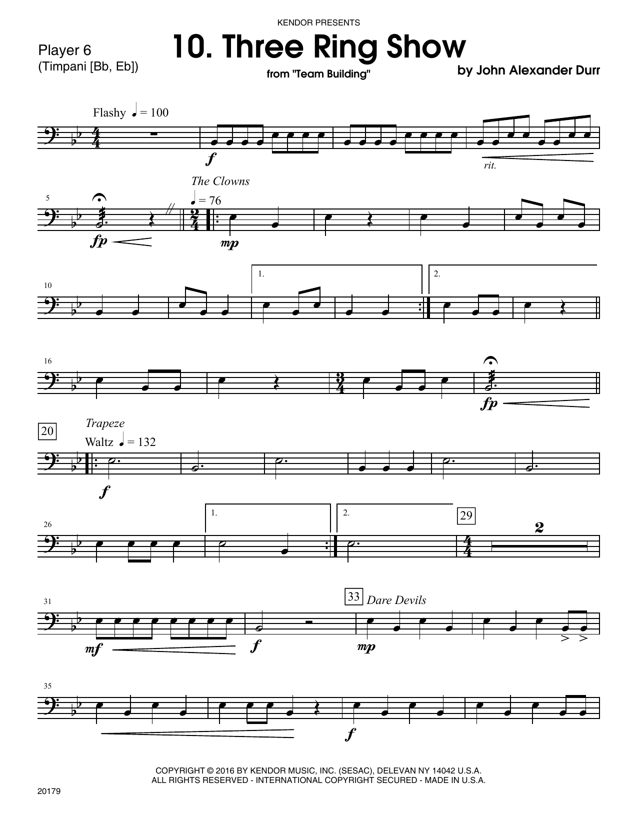 Team Building (10 grade 1-2+ Ensembles) - Percussion 6 (Percussion Ensemble) von John Alexander Durr