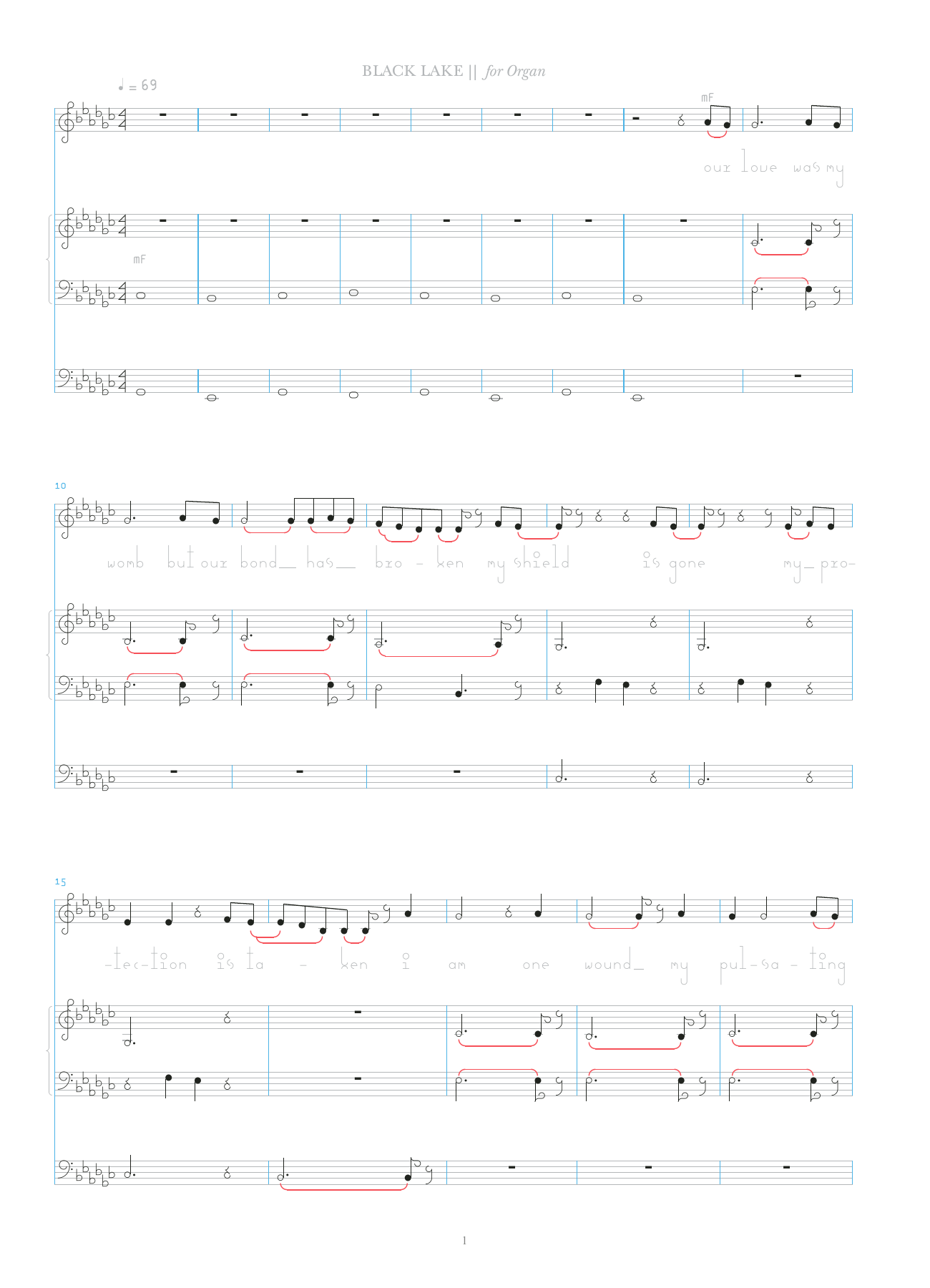 Black Lake (Organ) von Bjork