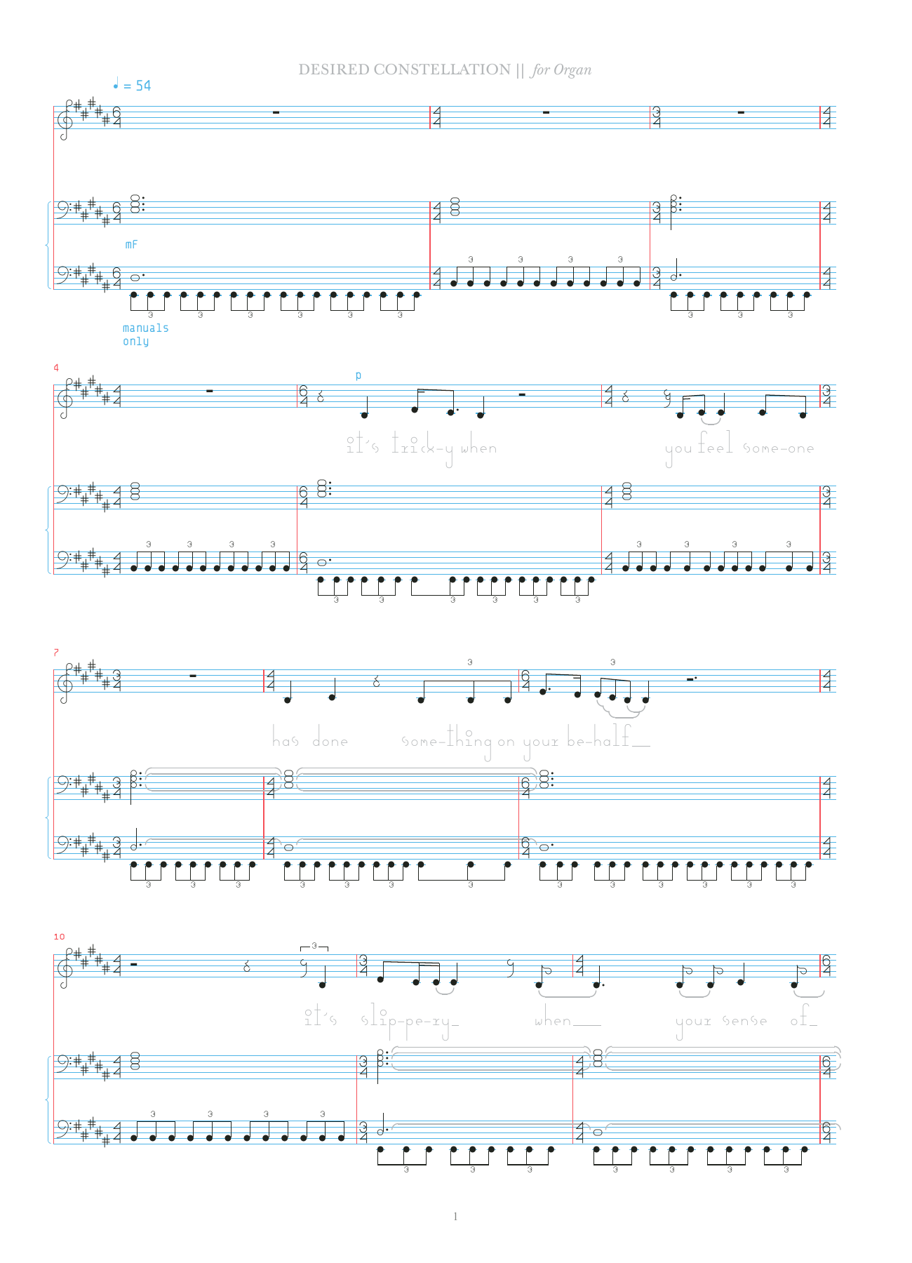 Desired Constellation (Organ) von Bjork