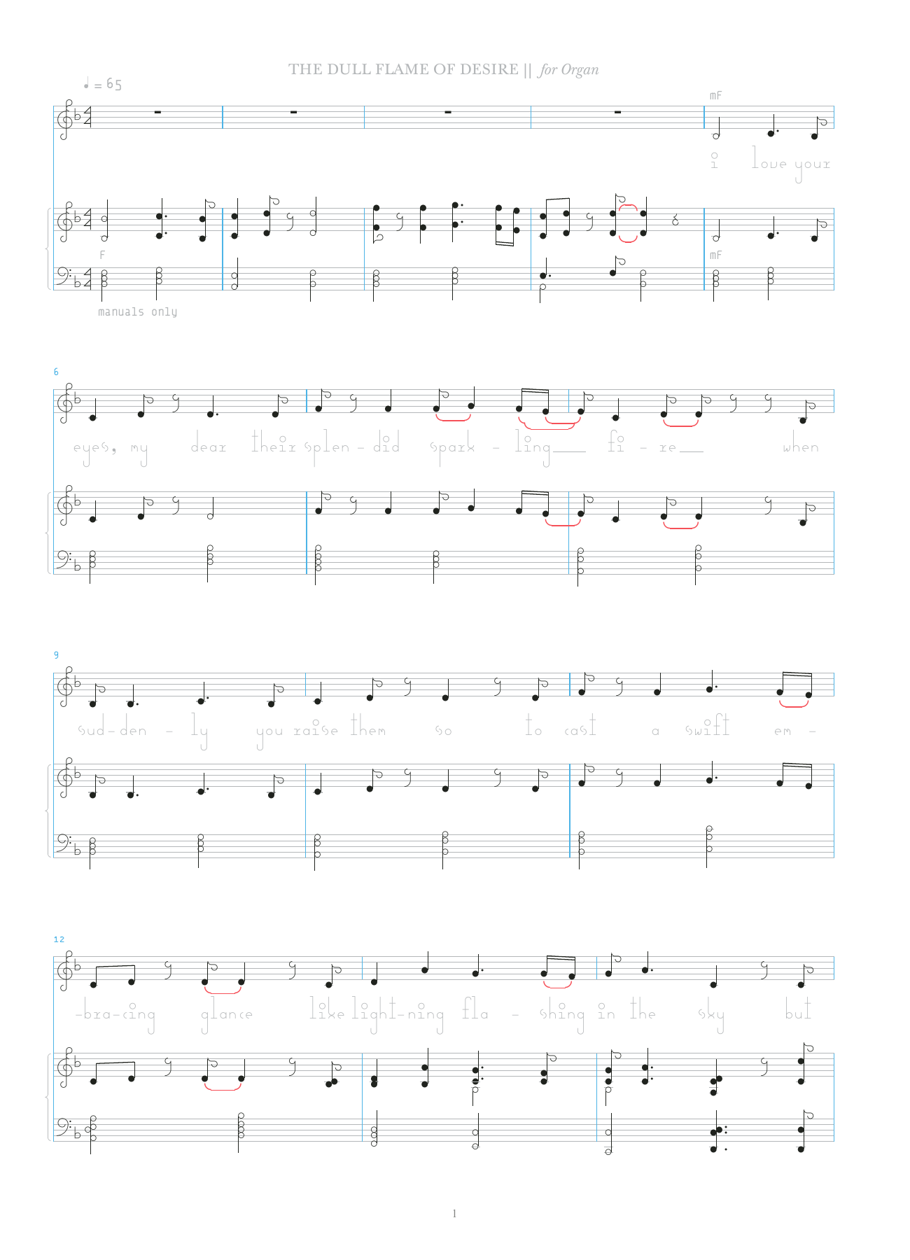 The Dull Flame Of Desire (Organ) von Bjork