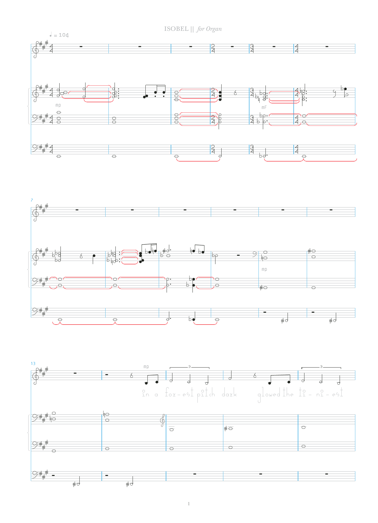 Isobel (Organ) von Bjork