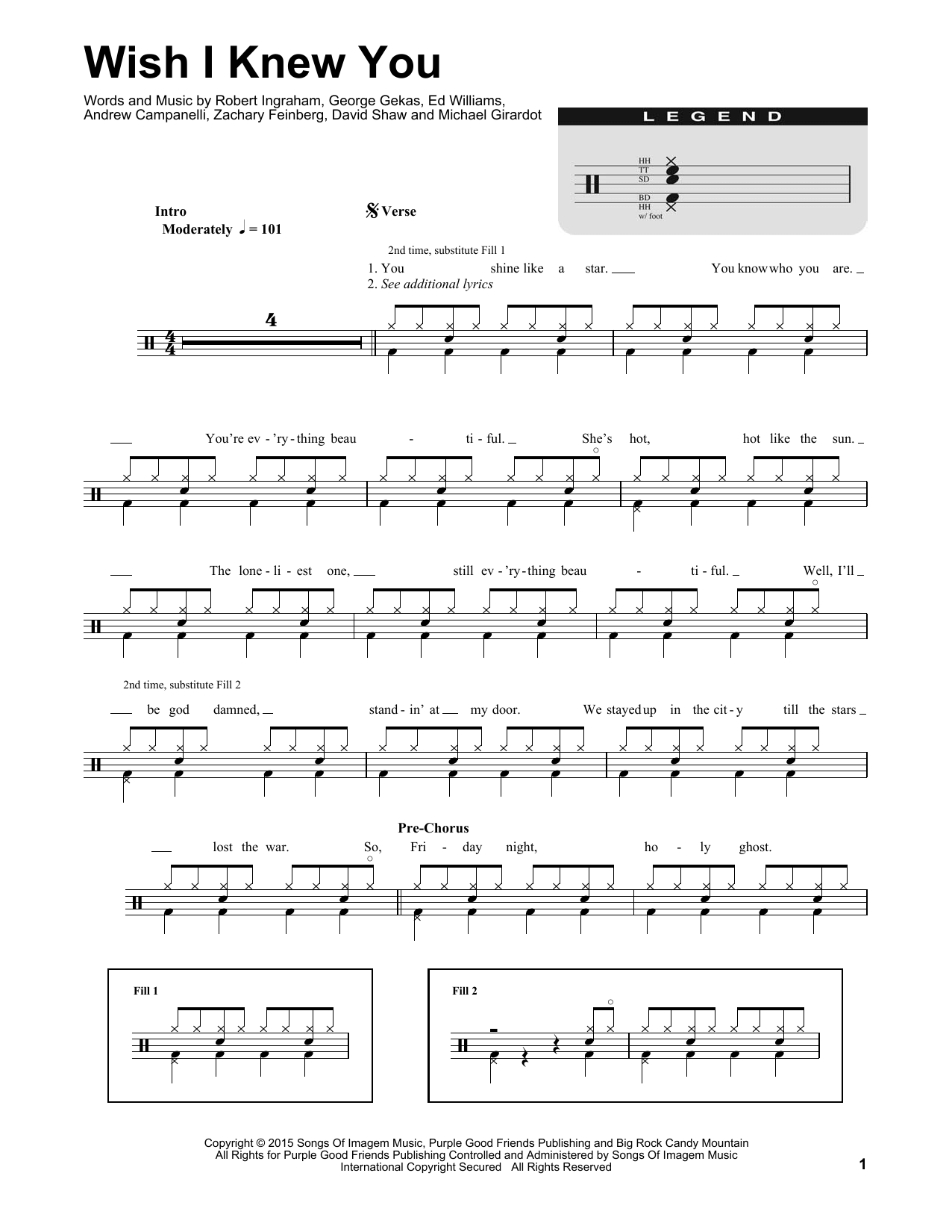 Wish I Knew You (Drums Transcription) von The Revivalists