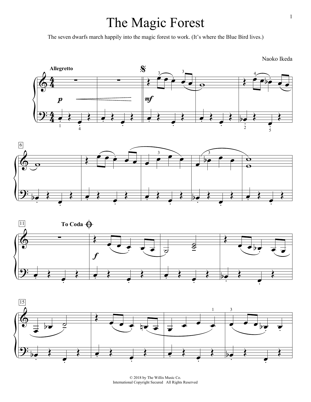 The Magic Forest (Educational Piano) von Naoko Ikeda