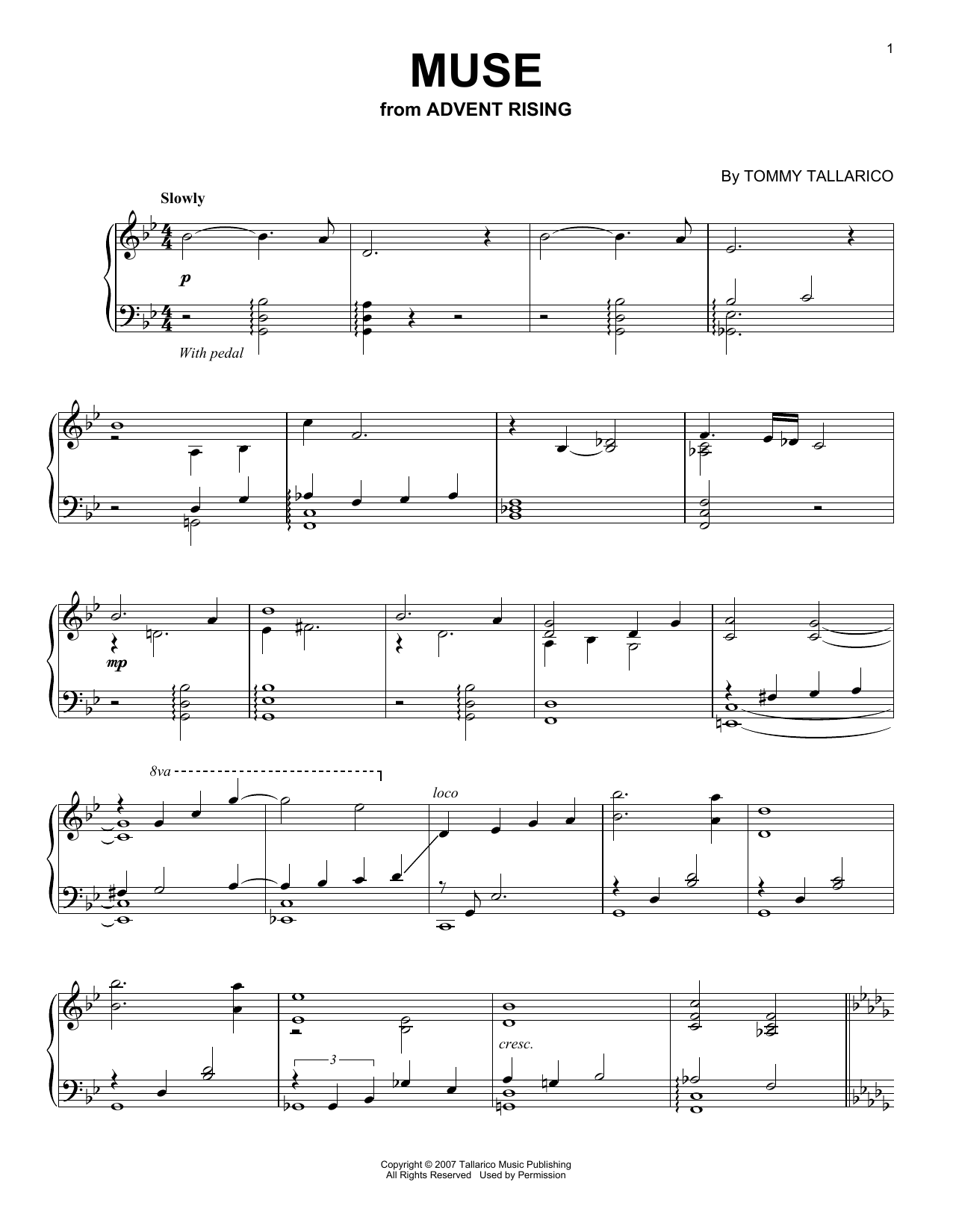 Muse (Piano Solo) von Tommy Tallarico