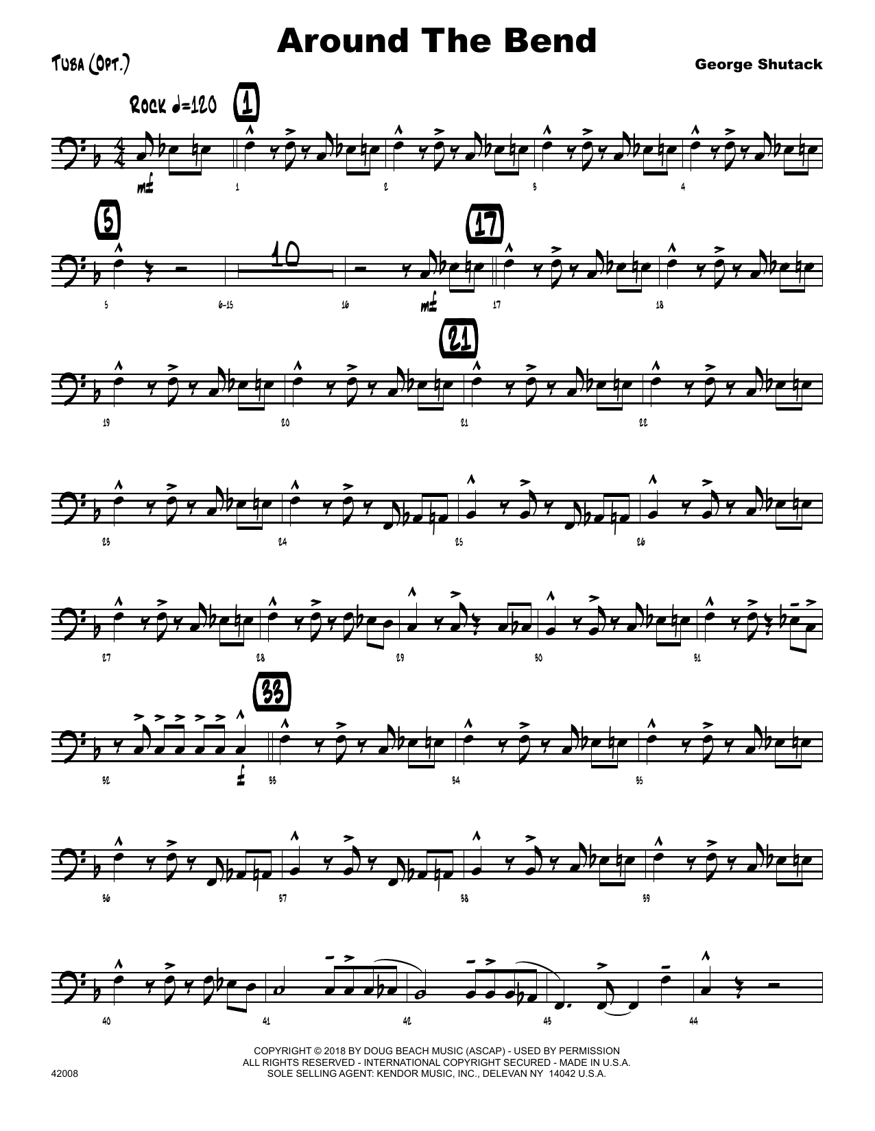 Around The Bend - Tuba (Jazz Ensemble) von George Shutack