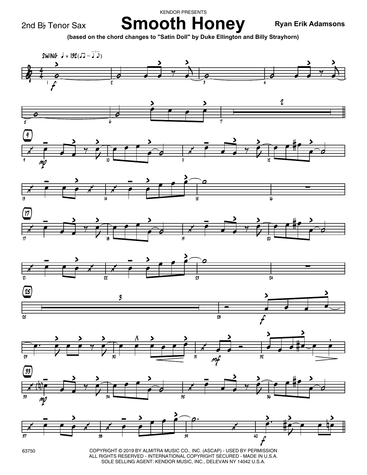 Smooth Honey (based on the chord changes to 