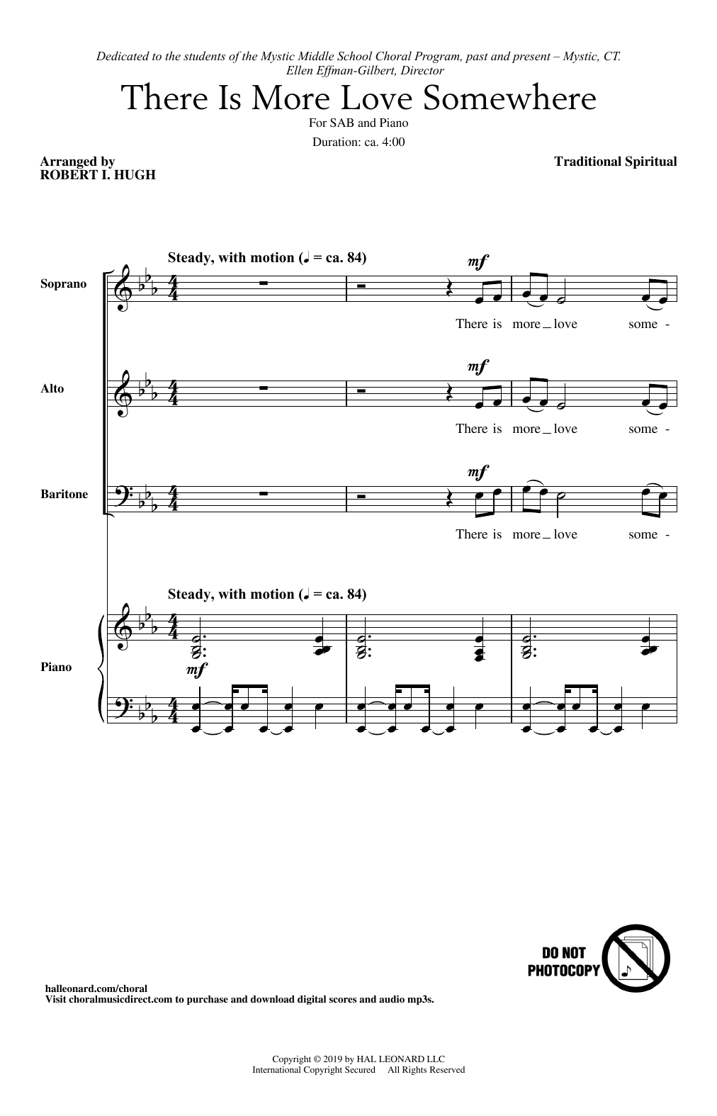 There Is More Love Somewhere (arr. Robert I. Hugh) (SAB Choir) von Traditional Spiritual