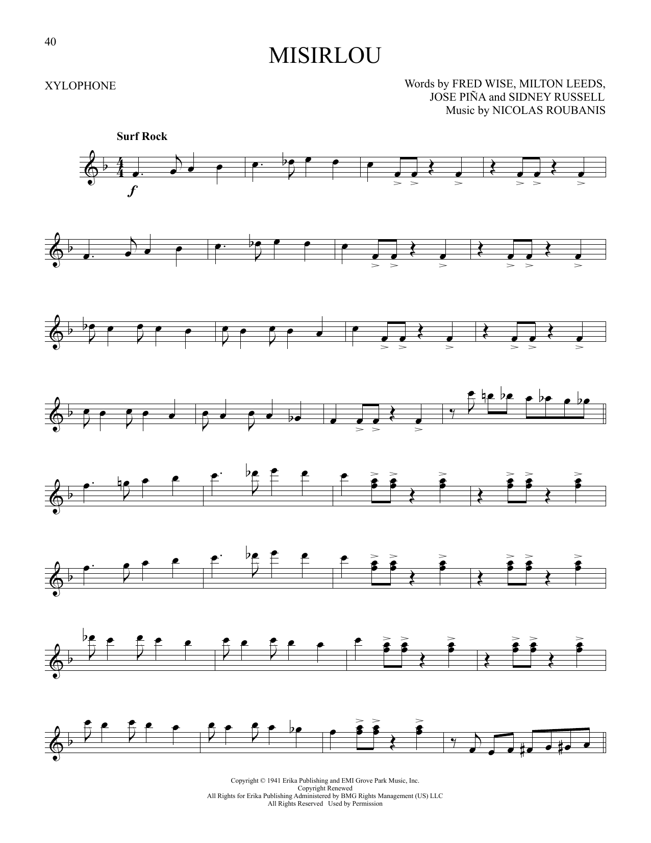 Misirlou (Xylophone Solo) von Dick Dale
