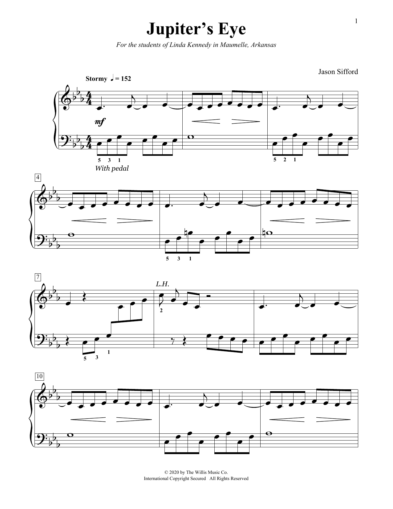 Jupiter's Eye (Educational Piano) von Jason Sifford