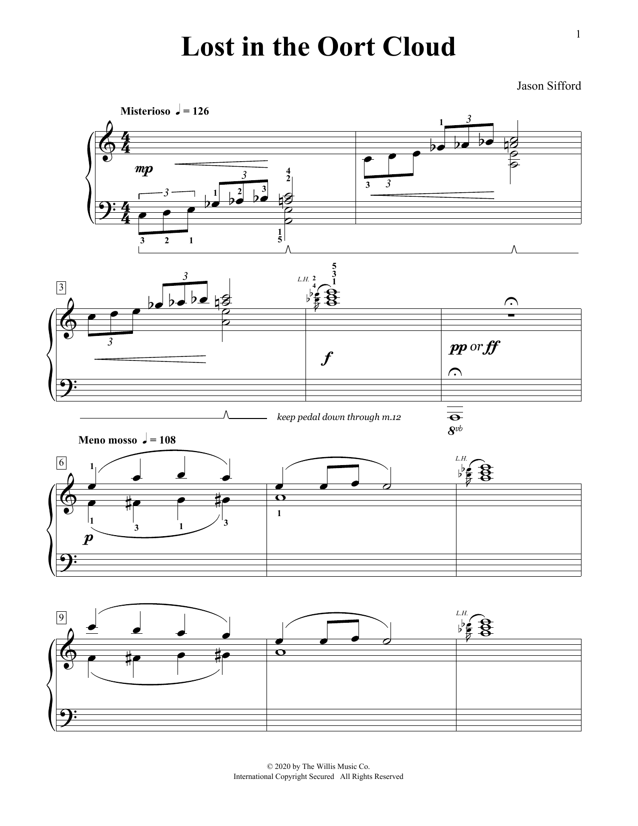 Lost In The Oort Cloud (Educational Piano) von Jason Sifford