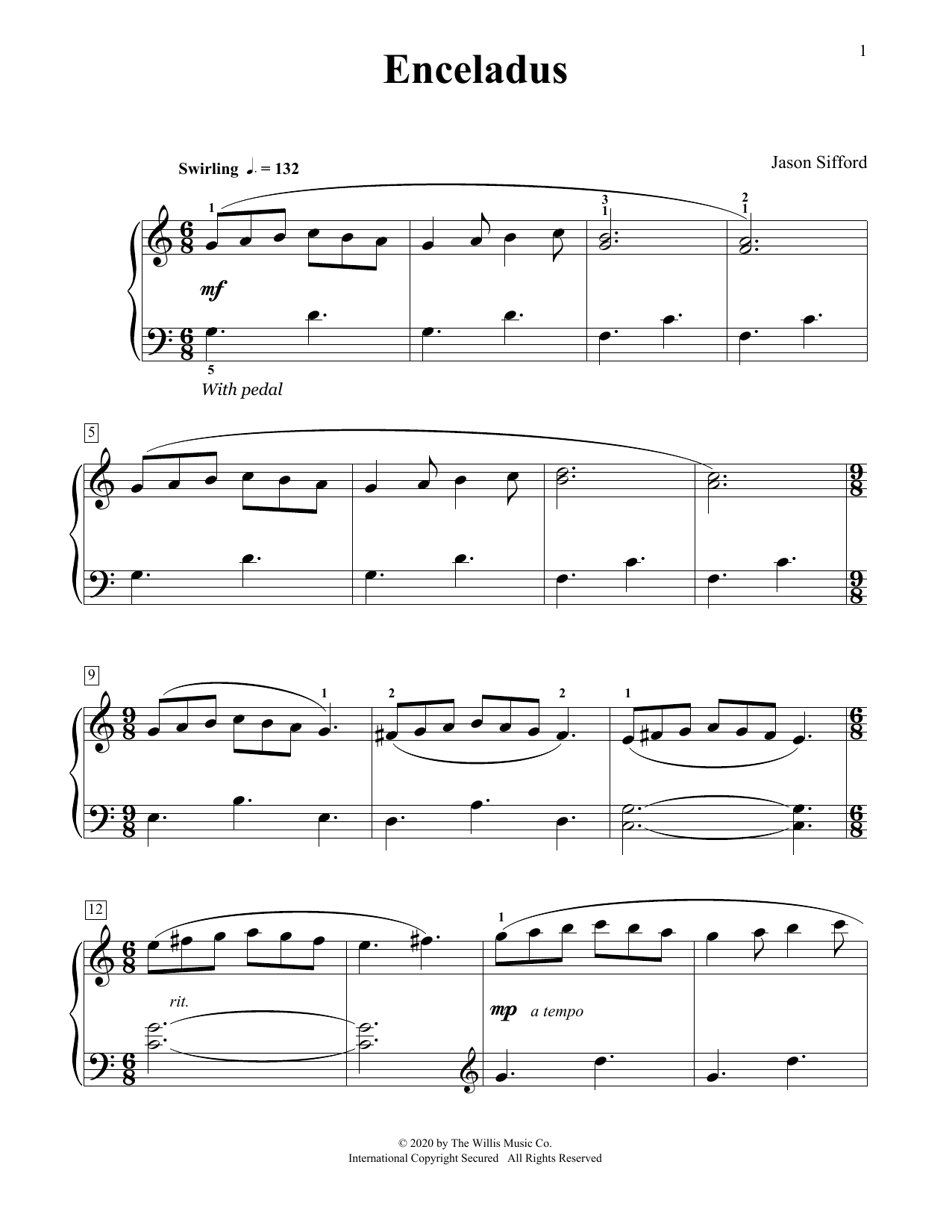 Enceladus (Educational Piano) von Jason Sifford