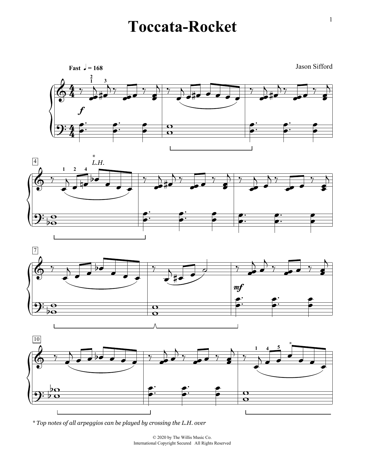 Toccata-Rocket (Educational Piano) von Jason Sifford
