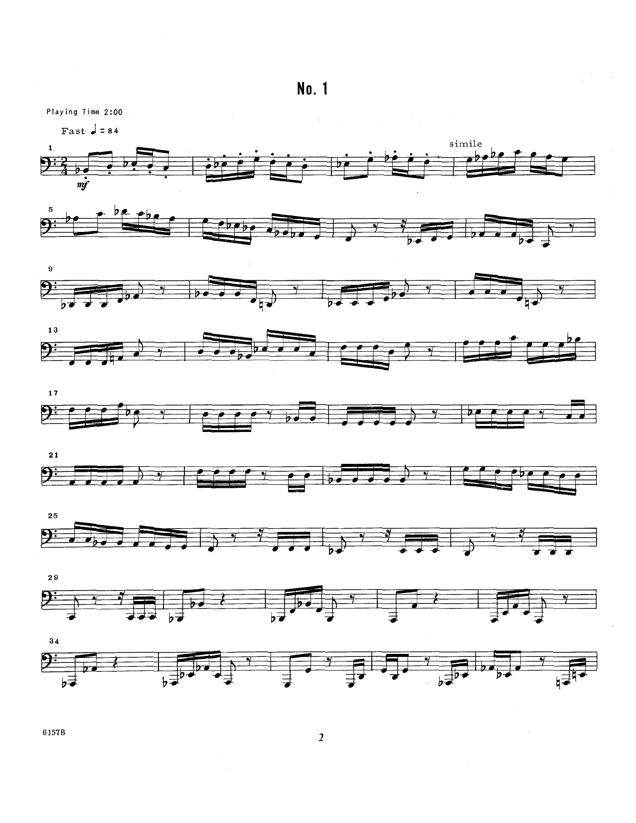 Unaccompanied Solos For Bass Trombone, Volume 2 (Brass Solo) von Tommy Pederson