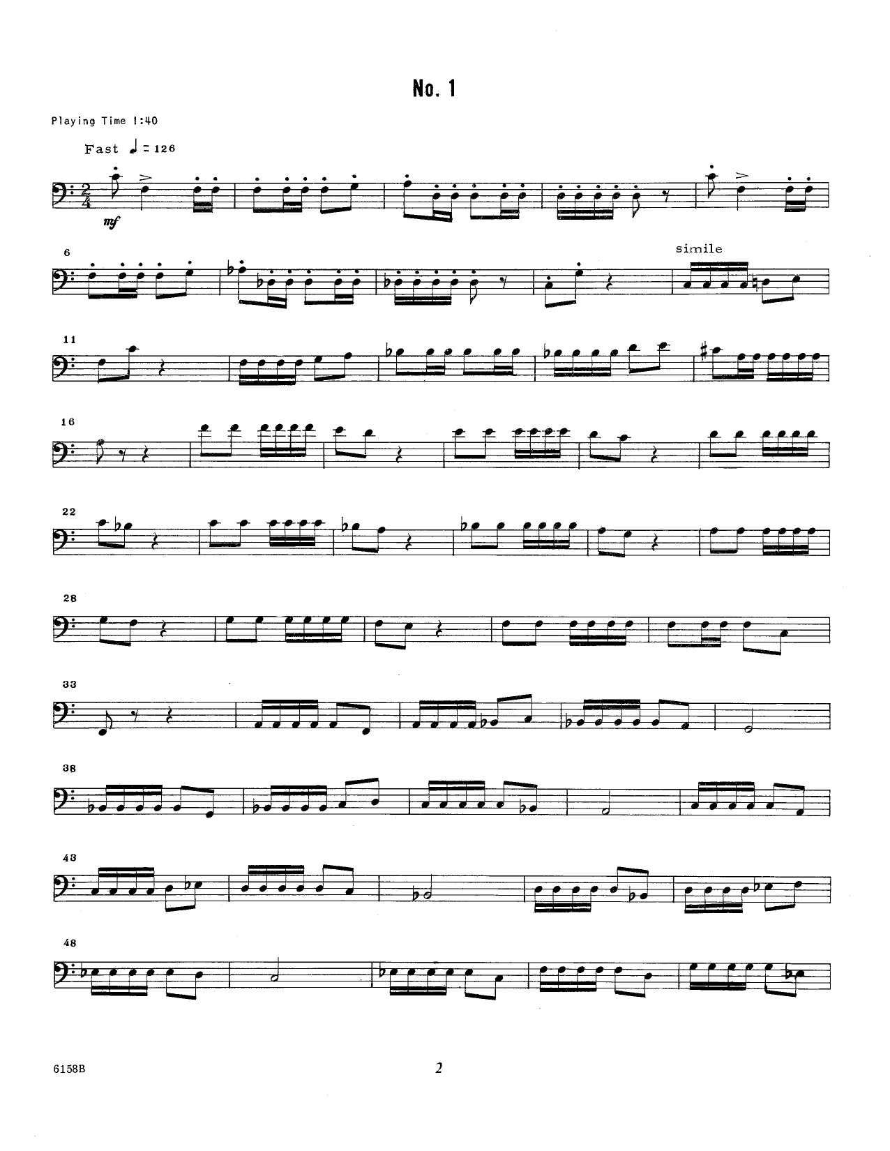 Unaccompanied Solos For Bass Trombone, Volume 3 (Brass Solo) von Tommy Pederson