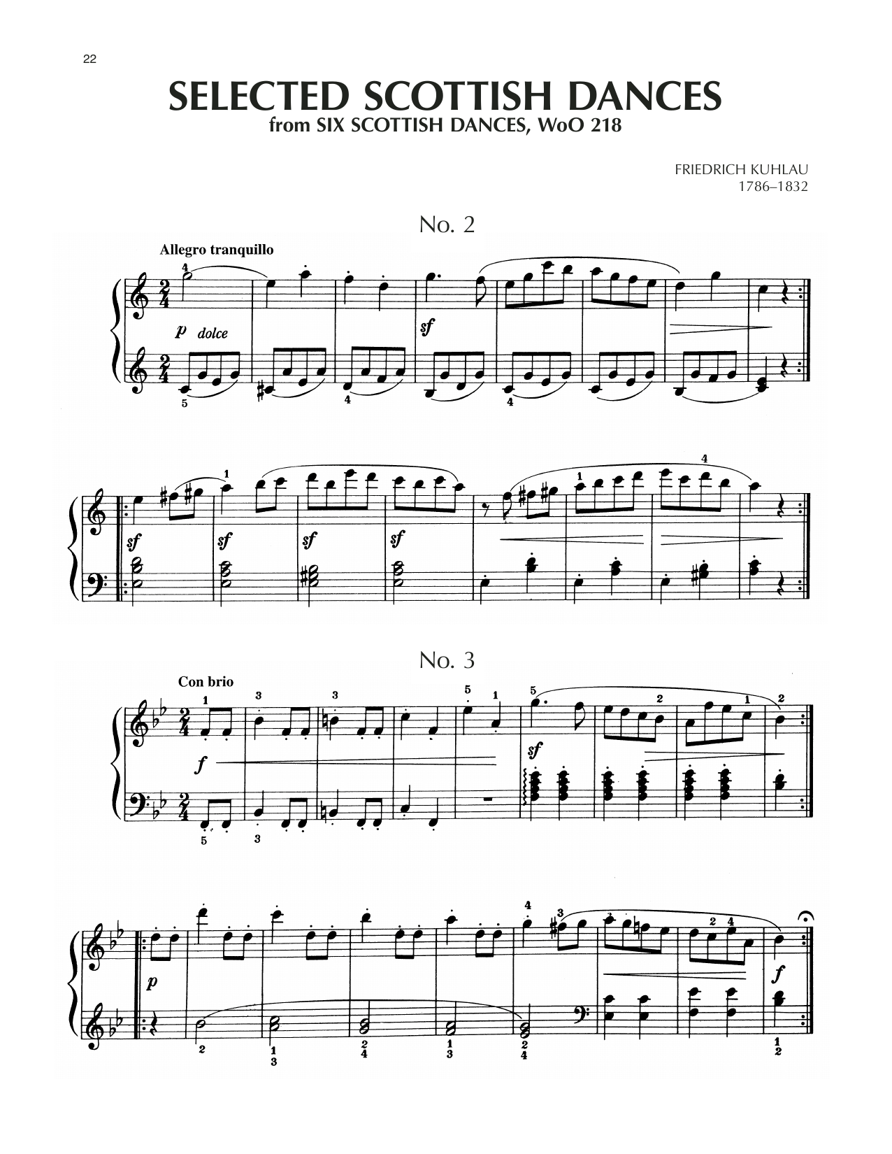 Scottish Dance No. 2 (Piano Solo) von Friedrich Kuhlau