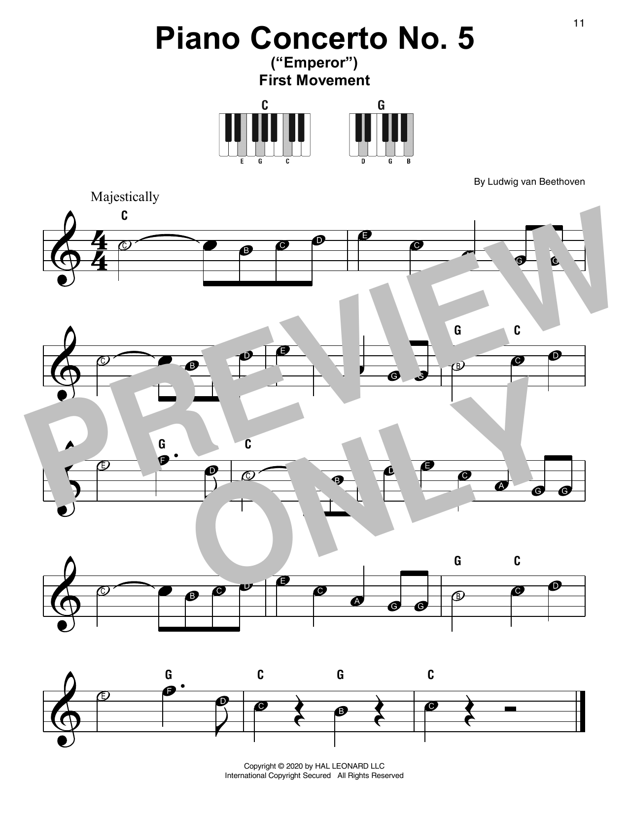 Piano Concerto No. 5 In E-flat Major (