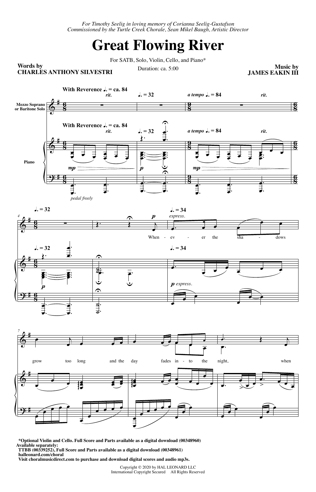 Great Flowing River (SATB Choir) von Charles Anthony Silvestri and James Eakin III