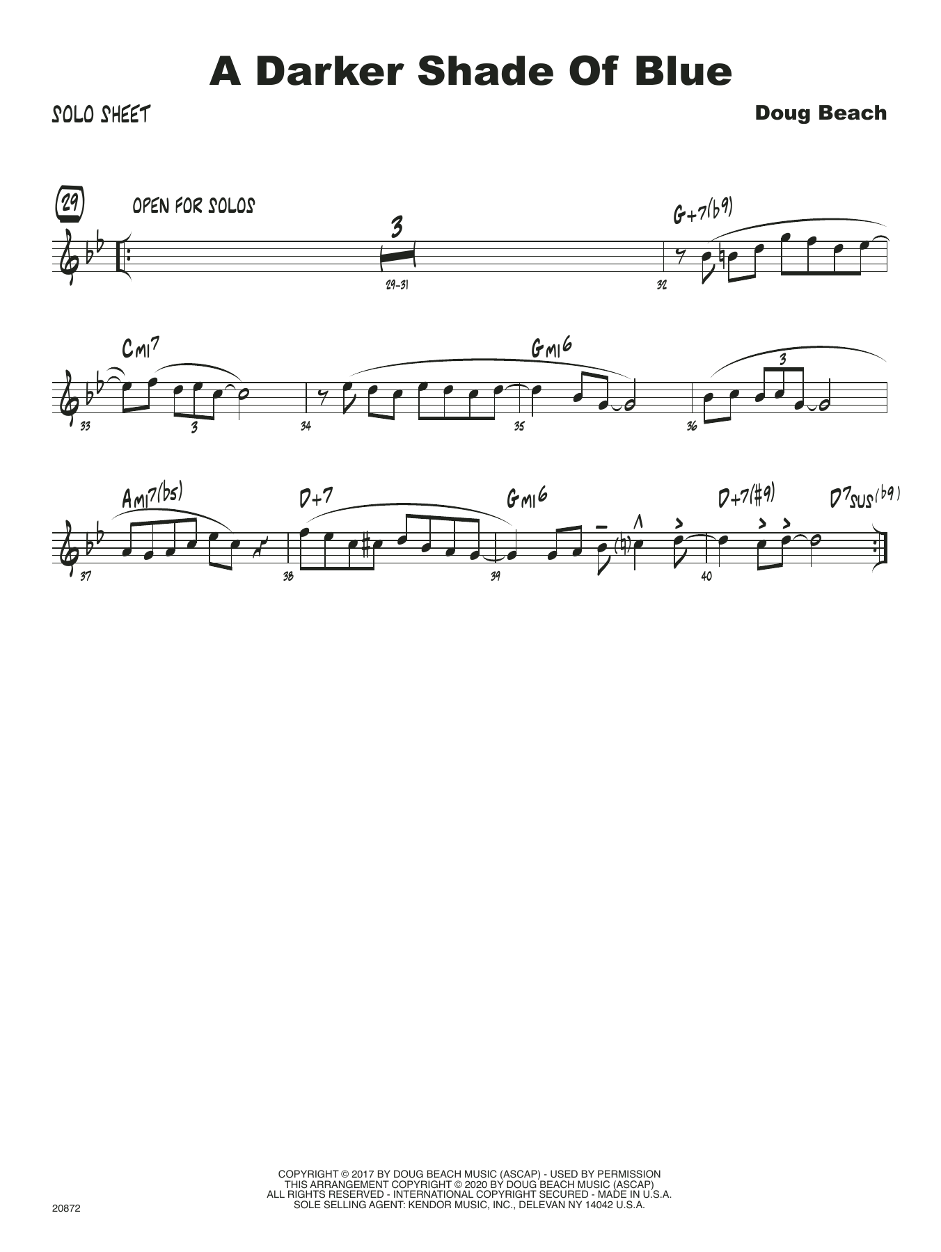 Trumpet Section Workout with MP3's (6 pieces to develop the jazz ensemble section) - Solo Sheet (Brass Ensemble) von Doug Beach
