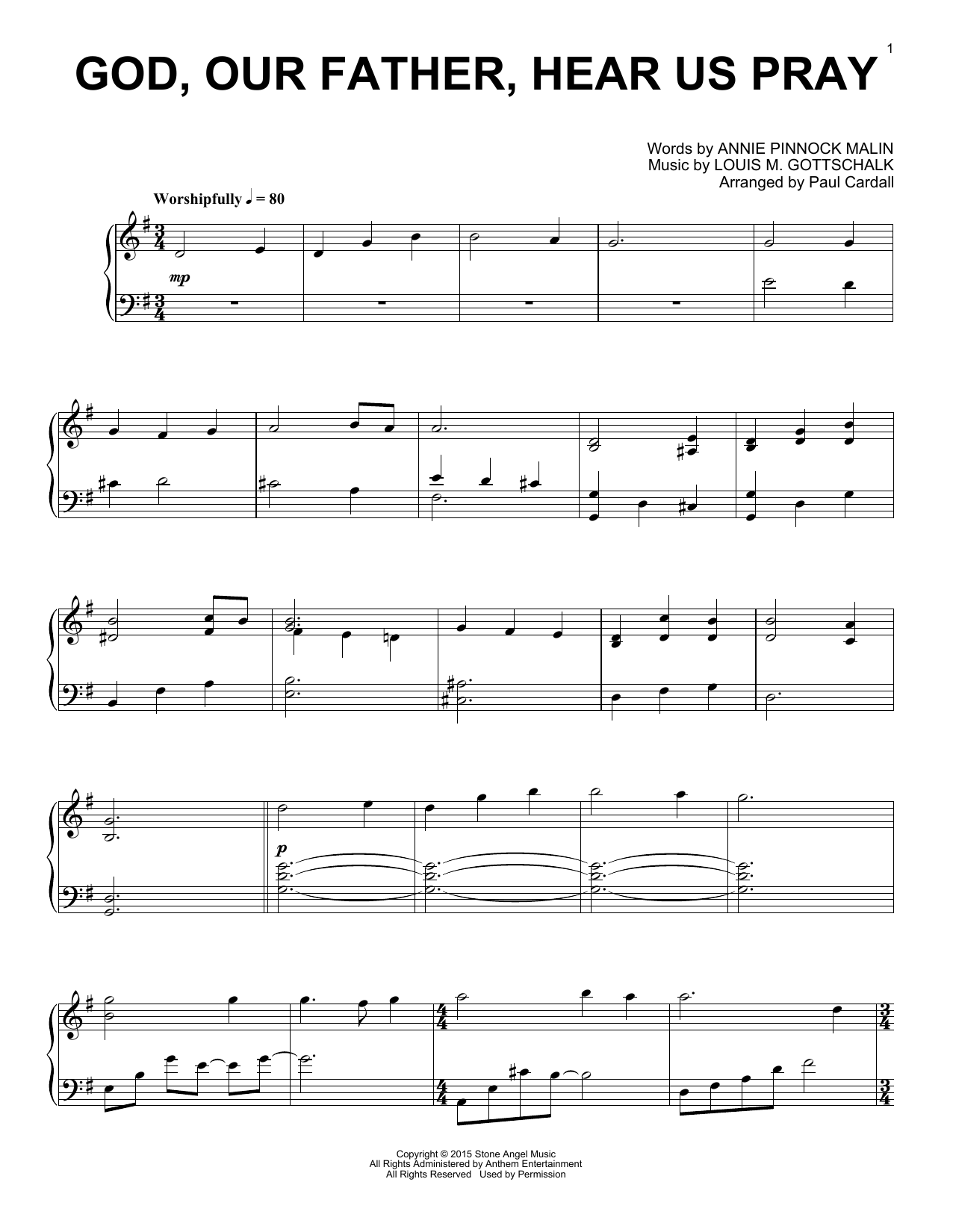 God, Our Father, Hear Us Pray (Piano Solo) von Paul Cardall