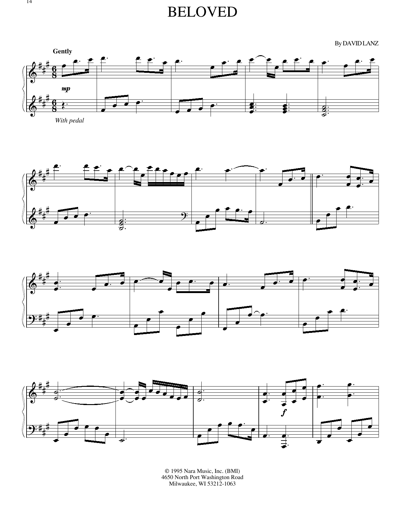 Beloved (Piano Solo) von David Lanz
