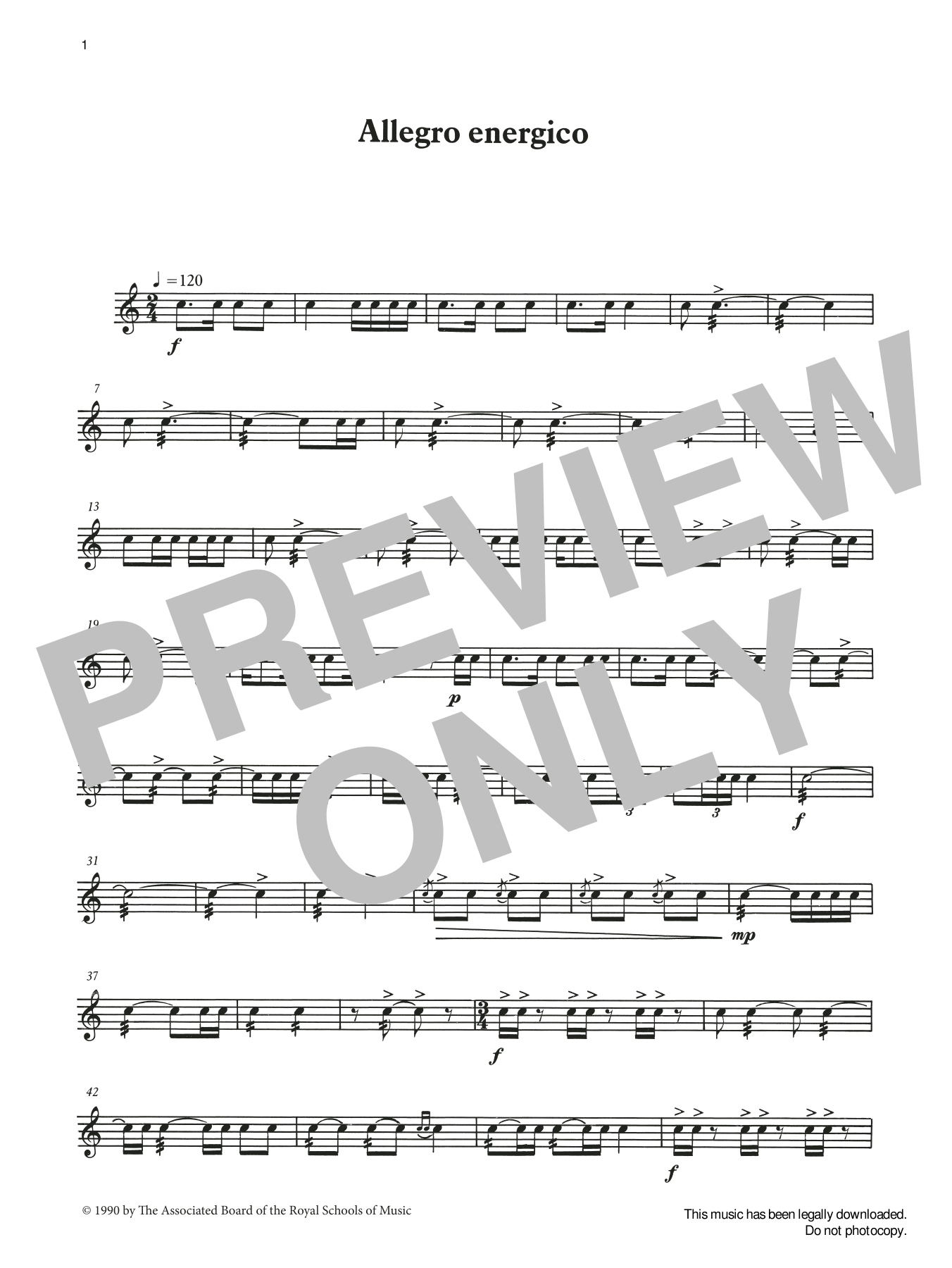 Allegro energico from Graded Music for Snare Drum, Book III (Percussion Solo) von Ian Wright and Kevin Hathaway