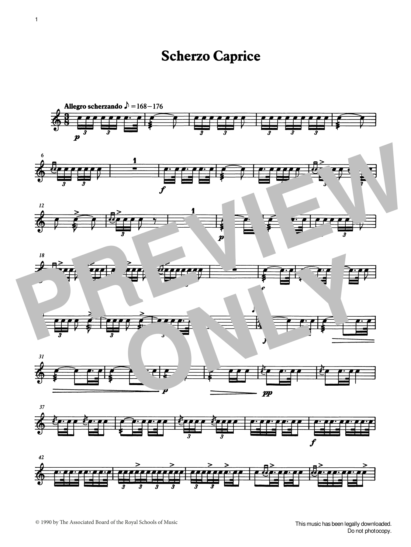 Scherzo Caprice from Graded Music for Snare Drum, Book IV (Percussion Solo) von Ian Wright and Kevin Hathaway