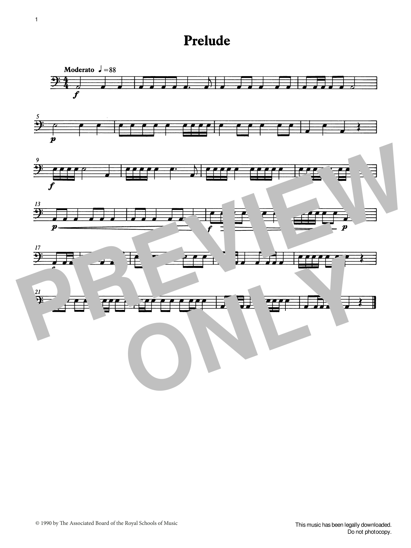 Prelude from Graded Music for Timpani, Book I (Percussion Solo) von Ian Wright