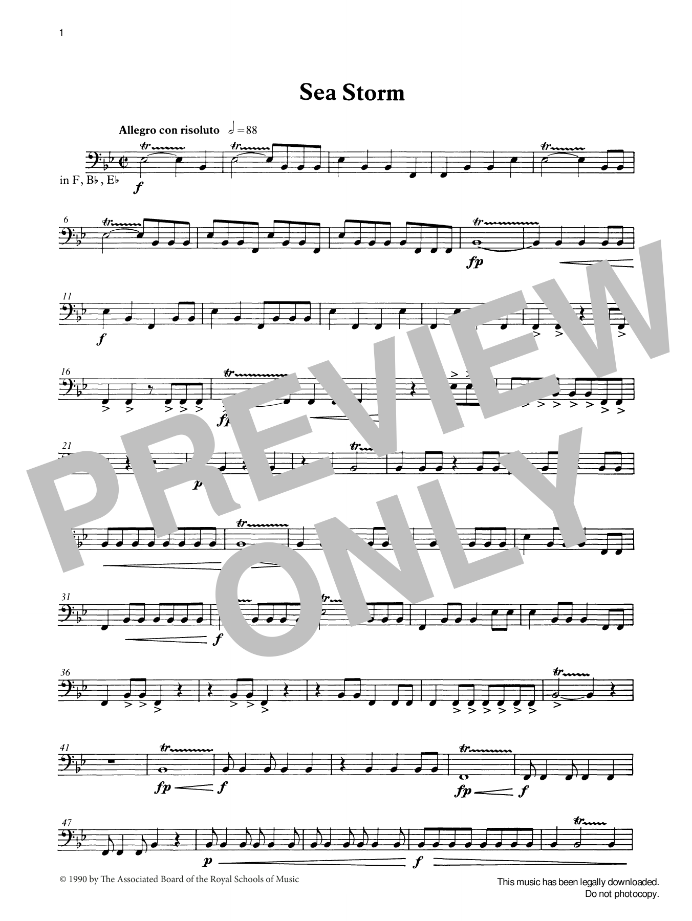 Sea Storm from Graded Music for Timpani, Book III (Percussion Solo) von Ian Wright