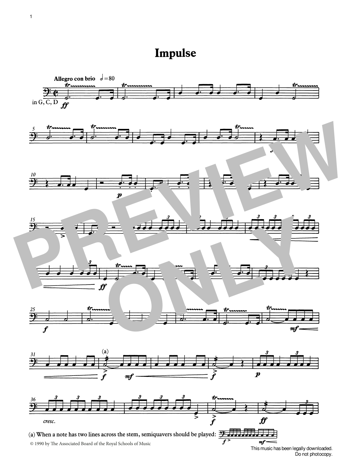 Impulse from Graded Music for Timpani, Book IV (Percussion Solo) von Ian Wright