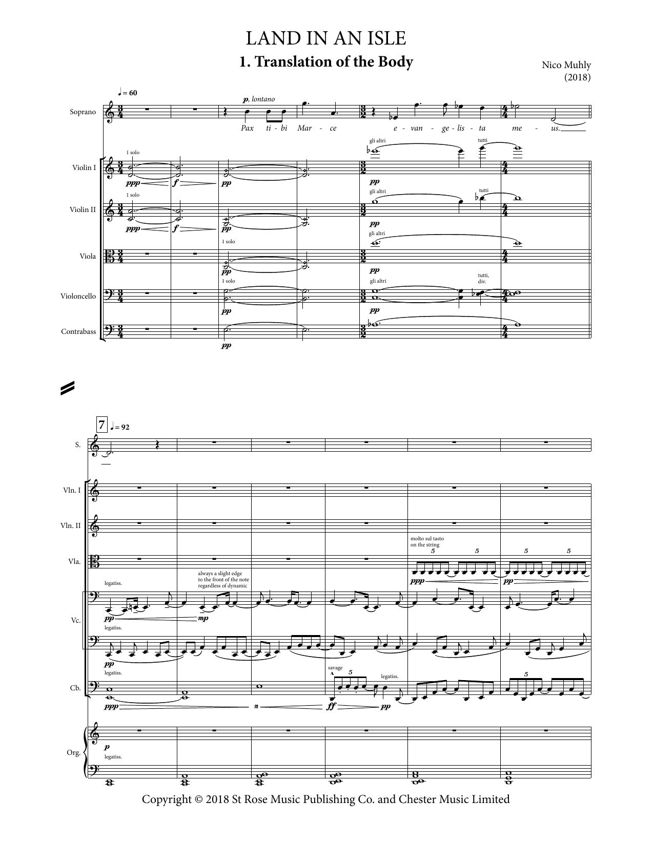 Land In An Isle (Score) (Percussion Ensemble) von Nico Muhly