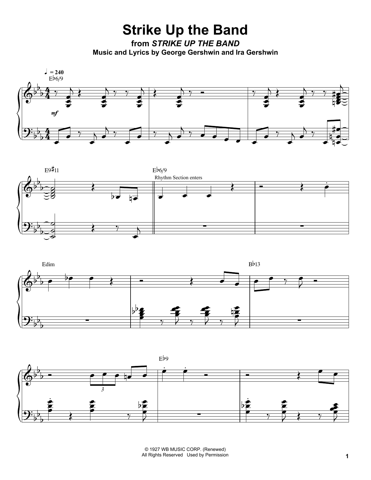 Strike Up The Band (Piano Transcription) von Oscar Peterson