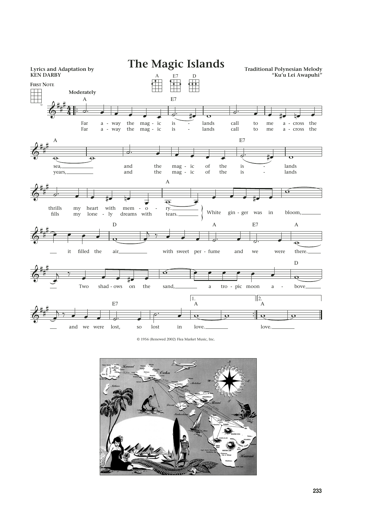 The Magic Islands (from The Daily Ukulele) (arr. Liz and Jim Beloff) (Ukulele) von Ken Darby