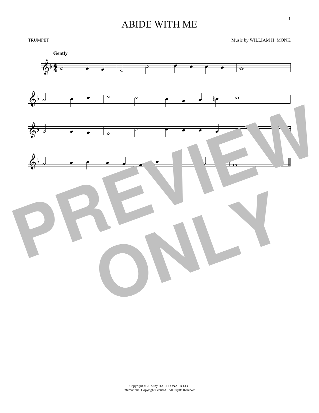 Abide With Me (Trumpet Solo) von Henry F. Lyte