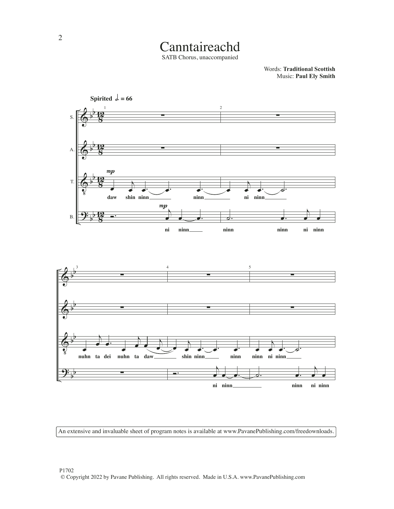 Canntaireachd (SATB Choir) von Chanticleer