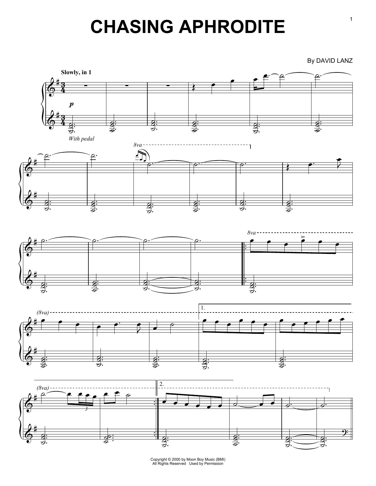 Chasing Aphrodite (Piano Solo) von David Lanz