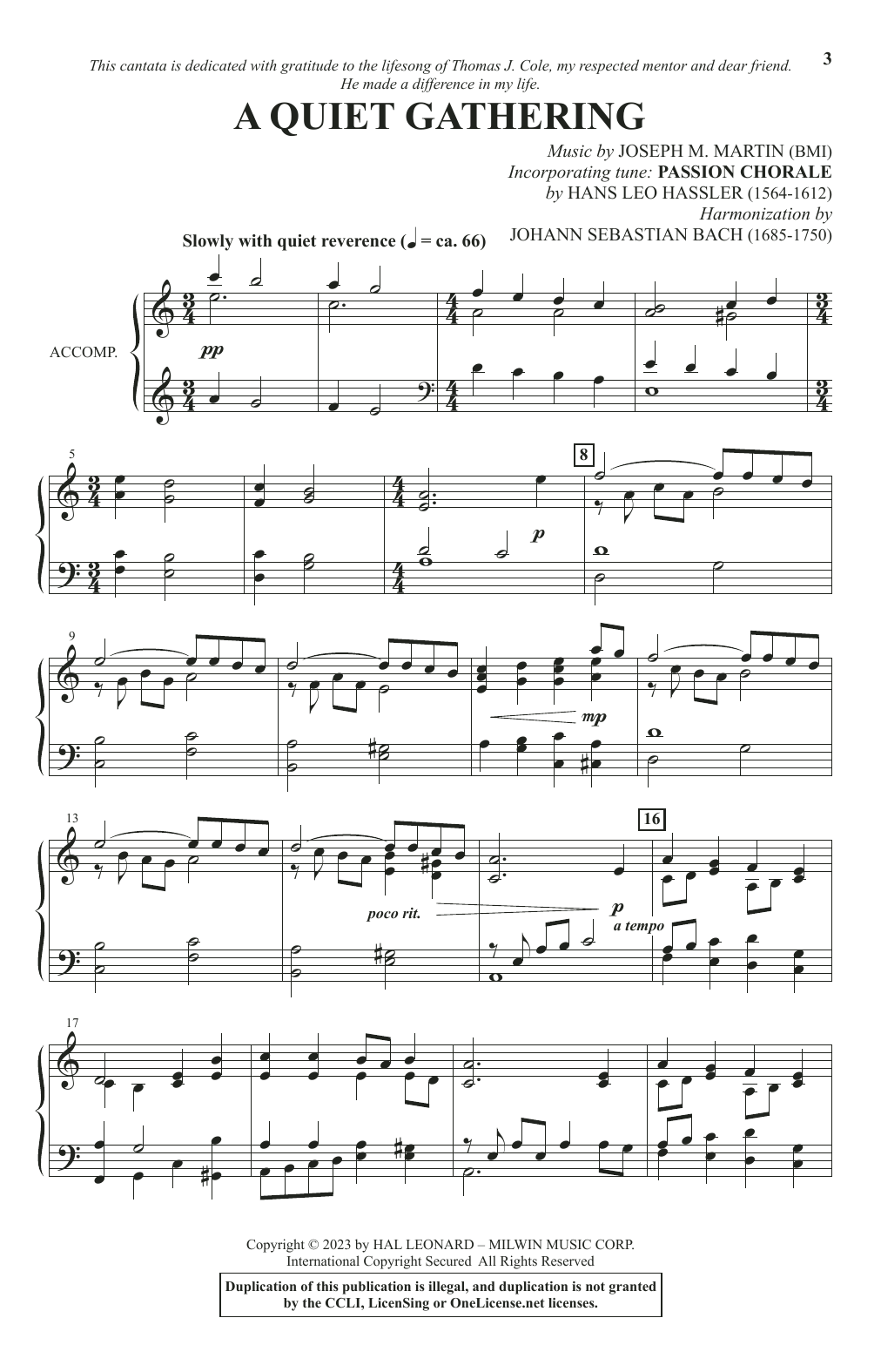 From Silence To Song (SATB Choir) von Joseph M. Martin