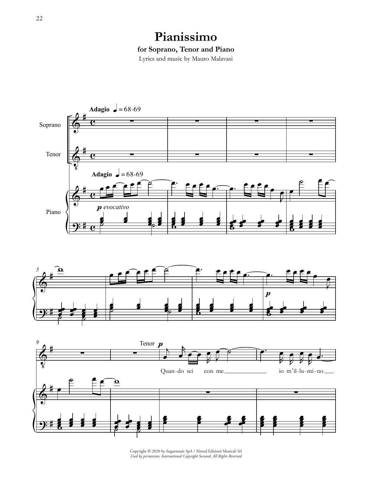 Pianissimo (Vocal Duet) von Andrea Bocelli
