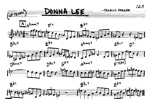 Donna Lee (Real Book  Melody & Chords  C Instruments) von Charlie Parker